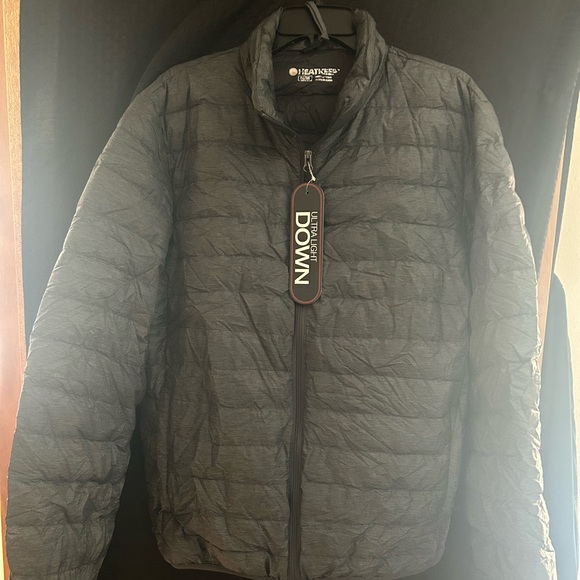 HeatKeep Jackets & Coats Heat Keep Jackets Coats Nwt Heat Keep Mens Med Dark Gray Packable